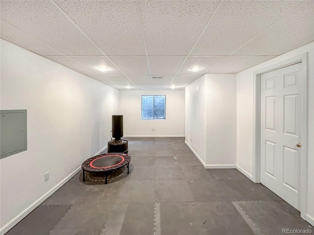 9806 Hooker Ct, Westminster, CO 80031 - basement with a drop ceiling and baseboards