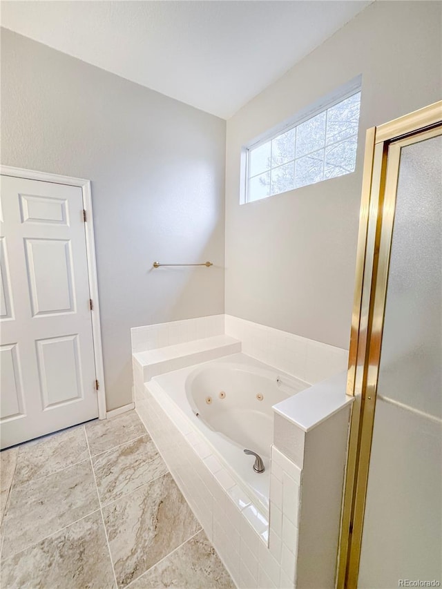 9806 Hooker Ct, Westminster, CO 80031 - full bathroom with a whirlpool tub and a stall shower
