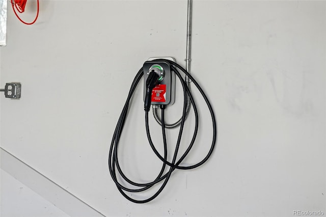3201 W 25th Ave, Denver, CO 80211 - garage view of electric vehicle charger