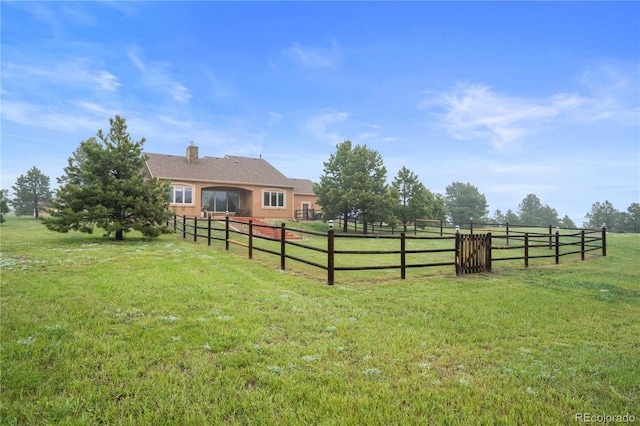 15910 Rhodes Pl, Elbert, CO 80106 - view of yard with a view of rural / pastoral area
