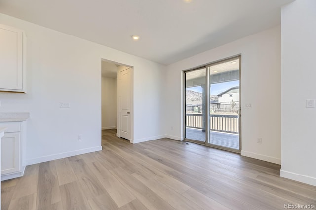 2968 S Poppy St, Morrison, CO 80465 - interior space featuring light wood-style flooring, recessed lighting, and baseboards