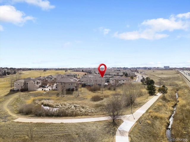 view of yard featuring a residential view