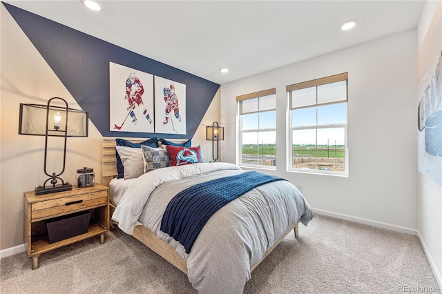 3331 N Buchanan Way, Aurora, CO 80019 - carpeted bedroom featuring baseboards and recessed lighting
