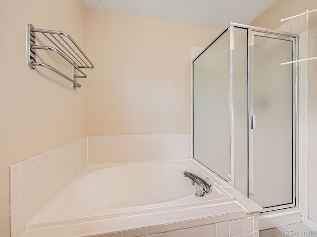 3708 S Lisbon Way, Aurora, CO 80013 - full bath featuring a garden tub and a shower stall