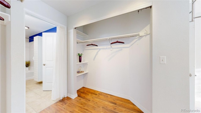 view of closet