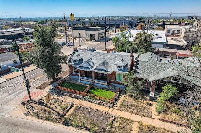 493 S Lincoln St, Denver, CO 80209 - birds eye view of property with a residential view
