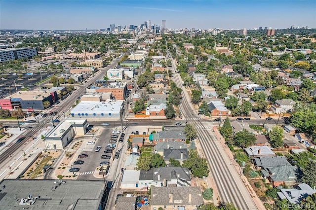 493 S Lincoln St, Denver, CO 80209 - aerial view featuring a city view