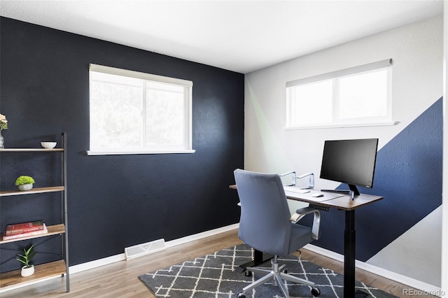 13055 E Dakota Ave, Aurora, CO 80012 - office with wood finished floors and baseboards
