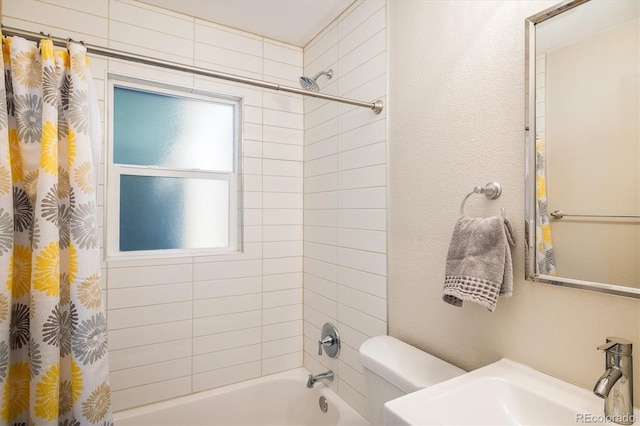 190 S Canosa Ct, Denver, CO 80219 - bathroom with toilet, shower / tub combo, and a sink