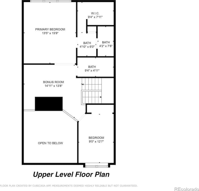 725 Crown Point Dr, Colorado Springs, CO 80906 - home floor plan