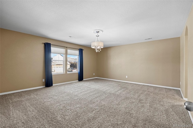 empty room with carpet floors