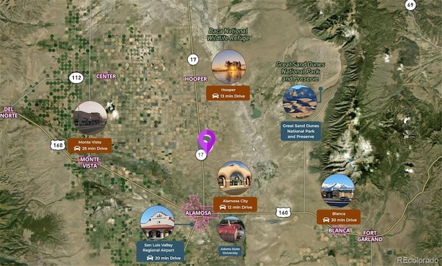 1374 N Rd 110, Mosca, CO 81146 - map / location