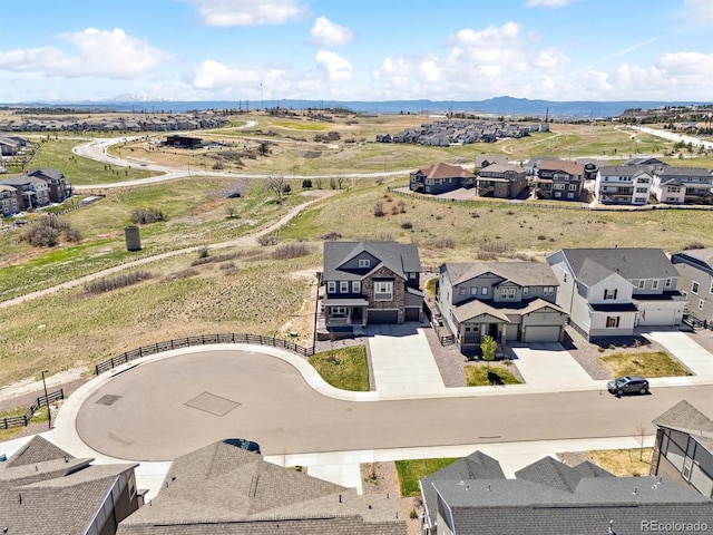 birds eye view of property featuring a residential view