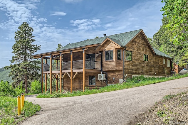 exterior space featuring ac unit