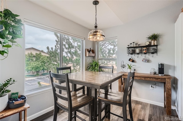 4875 S Balsam Way Unit 6-202, Littleton, CO 80123 - dining area featuring wood finished floors