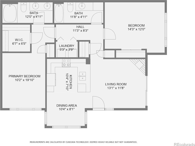 4875 S Balsam Way Unit 6-202, Littleton, CO 80123 - view of room layout