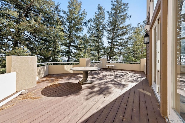 23655 Currant Dr, Golden, CO 80401 - view of wooden deck