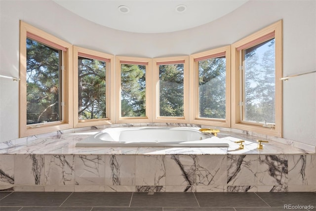23655 Currant Dr, Golden, CO 80401 - bathroom featuring a garden tub