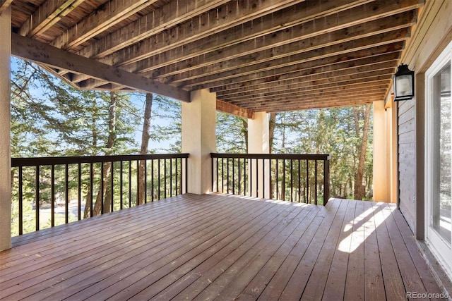 23655 Currant Dr, Golden, CO 80401 - view of wooden deck