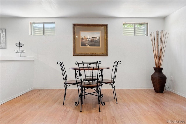 4351 S Evanston Ct, Aurora, CO 80015 - dining room with wood finished floors and baseboards