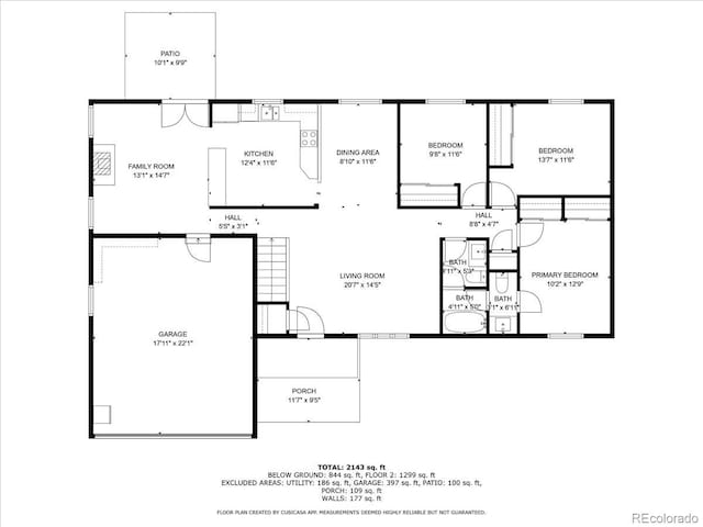 4351 S Evanston Ct, Aurora, CO 80015 - view of room layout