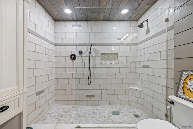 3871 Starry Night Loop, Castle Rock, CO 80109 - full bath featuring tiled shower and recessed lighting