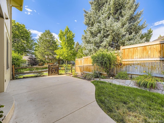 7826 S Niagara Way, Centennial, CO 80112 - view of patio / terrace with a gate