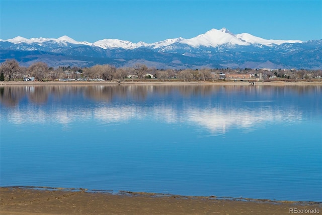 930 Button Rock Dr Unit 28, Longmont, CO 80504 - water view with a mountainous background