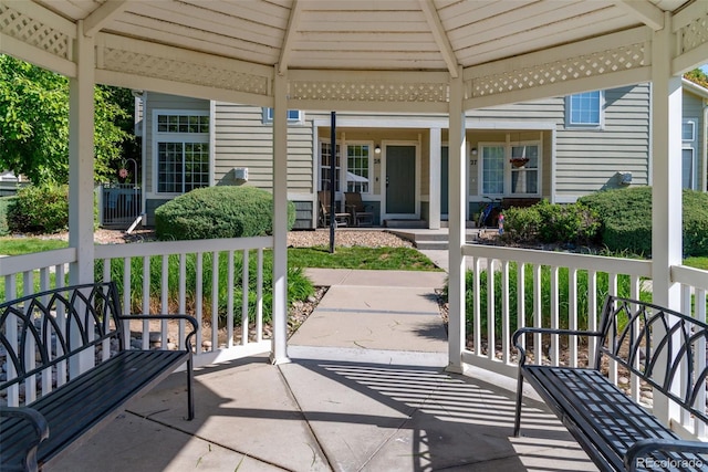 930 Button Rock Dr Unit 28, Longmont, CO 80504 - porch with a gazebo