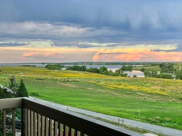 water view with rural landscape