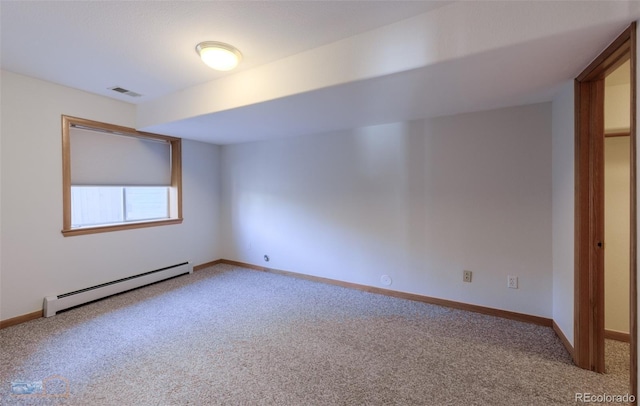 2425 Waneka Lake Trl, Lafayette, CO 80026 - unfurnished room with a baseboard heating unit, carpet, and baseboards