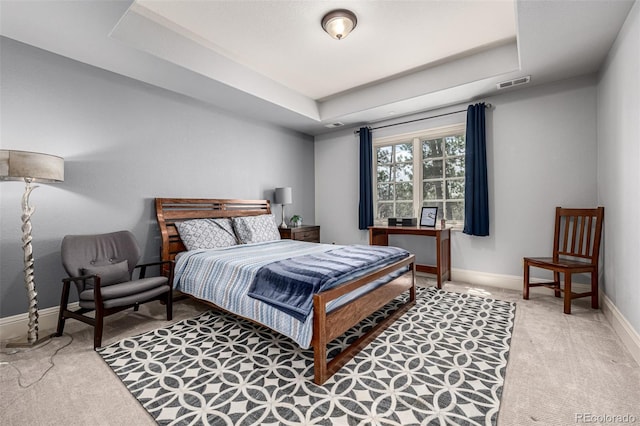 648 Ruby Trust Dr, Castle Rock, CO 80108 - carpeted bedroom featuring baseboards and a tray ceiling