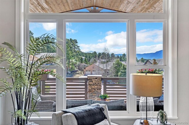20243 High Pines Dr, Monument, CO 80132 - sunroom featuring vaulted ceiling