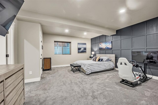 20243 High Pines Dr, Monument, CO 80132 - carpeted bedroom with baseboards and recessed lighting