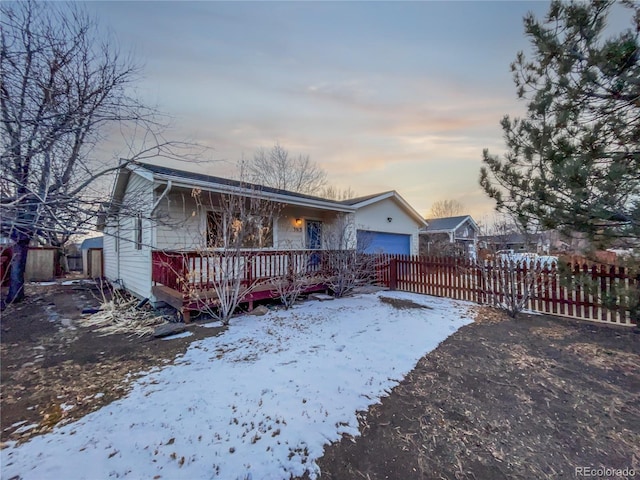 3913 Roosevelt Ave, Wellington, CO 80549 - view of front facade featuring a garage