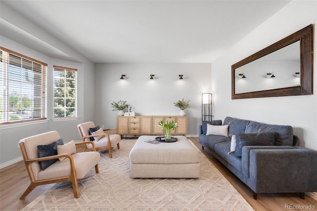 17378 W 78th Dr, Arvada, CO 80007 - living room featuring light wood-style flooring and baseboards