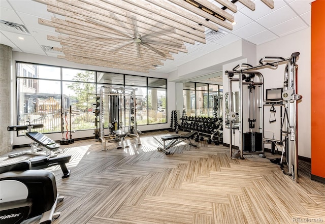 view of exercise room