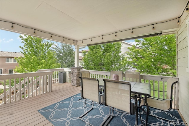 16226 W 94th Dr, Arvada, CO 80007 - deck with outdoor dining area