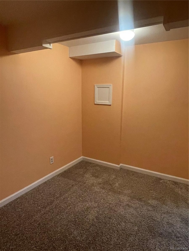 14503 E Wagon Trail Dr, Aurora, CO 80015 - finished below grade area with carpet flooring and baseboards