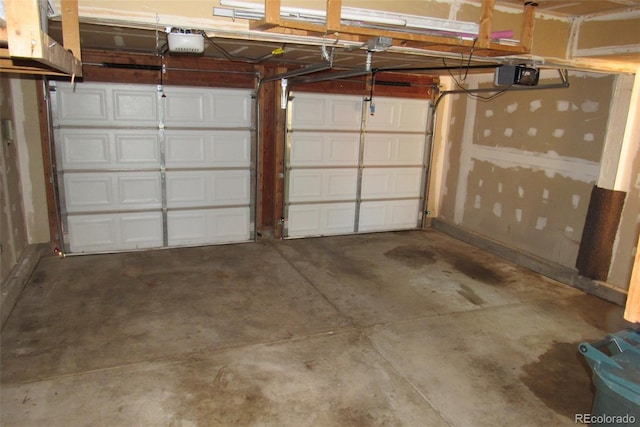 14503 E Wagon Trail Dr, Aurora, CO 80015 - garage with a garage door opener