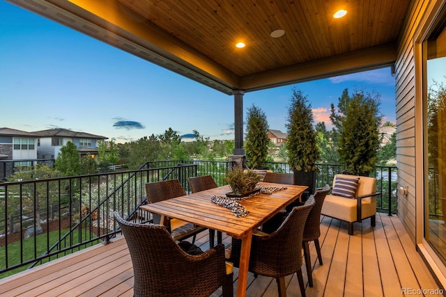 481 Meadowleaf Ln, Highlands Ranch, CO 80126 - view of wooden terrace