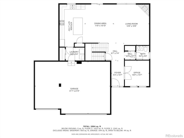 view of layout