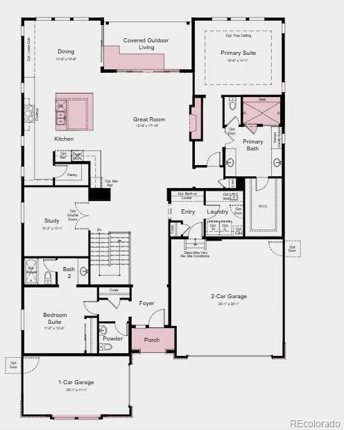 16500 Black Rose Cir, Parker, CO 80134 - view of layout