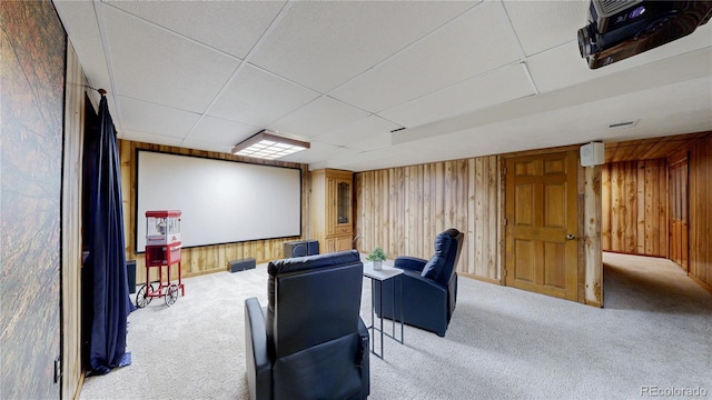 941 E 130th Cir, Thornton, CO 80241 - cinema room with carpet and wood walls