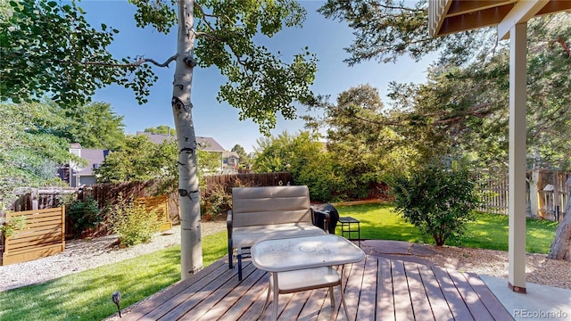941 E 130th Cir, Thornton, CO 80241 - deck with a fenced backyard