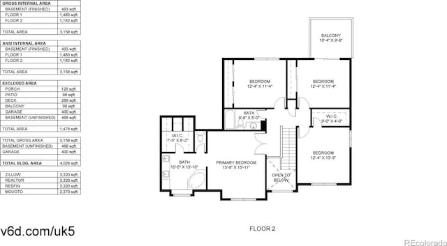 941 E 130th Cir, Thornton, CO 80241 - view of room layout