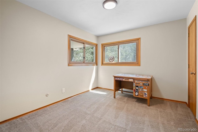 993 Fall River Rd, Idaho Springs, CO 80452 - bedroom featuring baseboards and light carpet