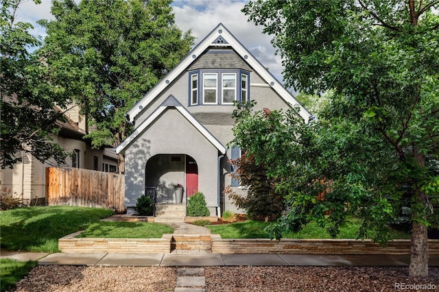 424 N Clarkson St, Denver, CO 80218 - view of front of property featuring stucco siding