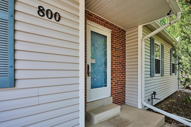 800 Park View Pl, Castle Rock, CO 80104 - property entrance with brick siding