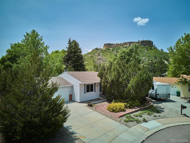 800 Park View Pl, Castle Rock, CO 80104 - view of front facade featuring concrete driveway and a garage